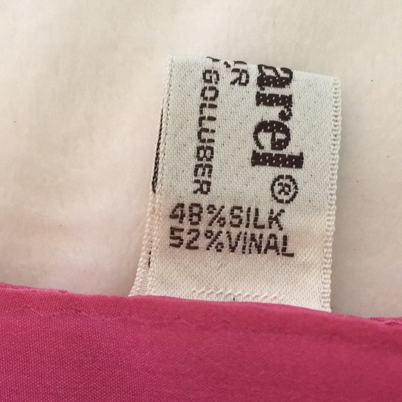 Vintage Cacharel for Robinson & Golluber 20" Square Silk Scarf Hand Rolled Edge - Picture 4 of 5